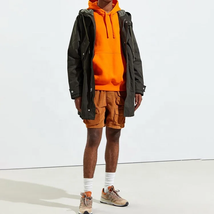 Custom unisex pocket casual corduroy shorts men oem cargo shorts pants corduroy short