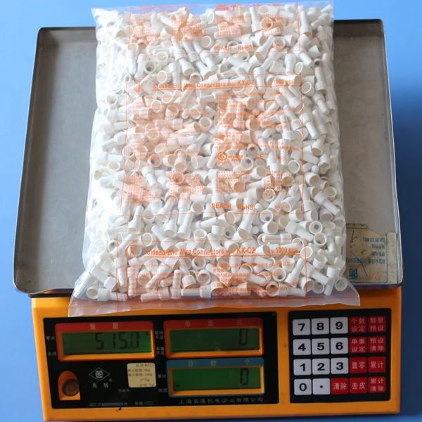 Foshan factory supply high quality nylon insulation ce2 plastic crimp type splice wire connector