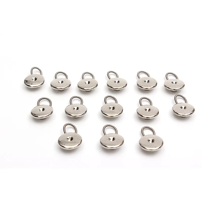 TOPFENG Set of three Custom Collar spring button Eco-friendly alloy spring buckle Jeans spring extension buckle