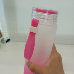 Amazon Hot Sale 17oz Sublimation Glass Frosted Mix Color Straight Cup