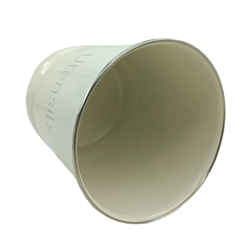 Customized Customized Retro Farmhouse Kitchen Countertop Fork Knife Utensil Caddy Metal Organizer Utensil Holder