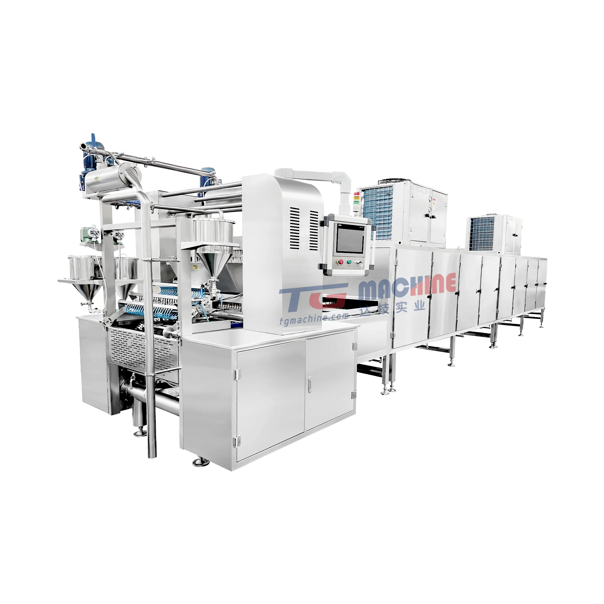 customizable fully automated gummy jelly candy production machine bear jelly fruit snacks gummy