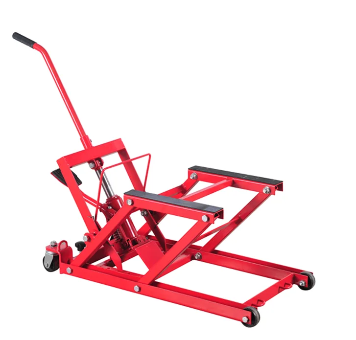 1500 lbs Cylinder Hydraulic Scissor Jack lifting Bike  certificate hydraulic scissor car lift ATV Jack Motorcycle Lift