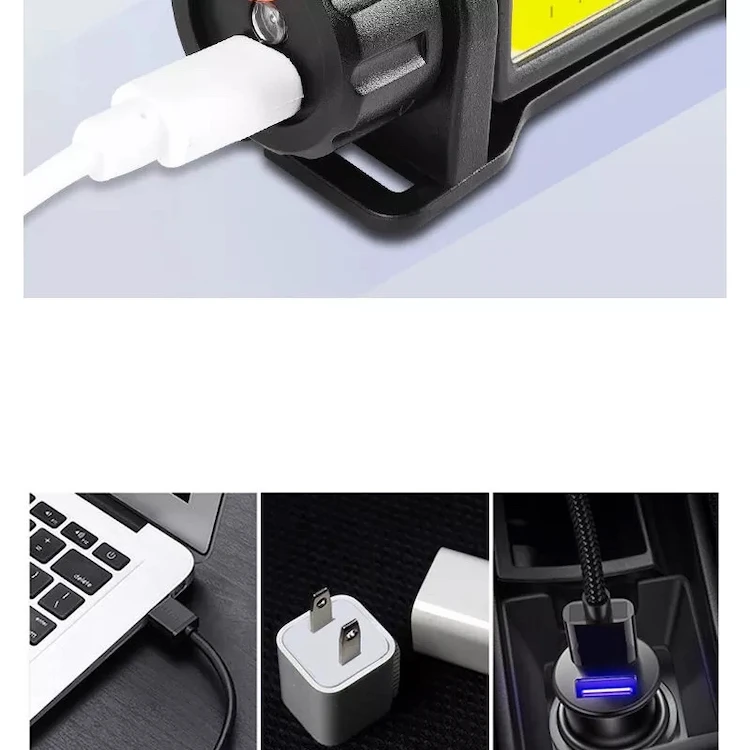 New XPE+COB Outdoor Light 101 Built-in battery USB charge removable headlight with magnet night fishing flashlight