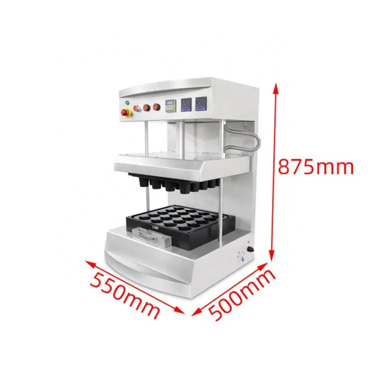Commercial Cup Cone Wafer Making Machine Small Edible Coffee Cup Maker