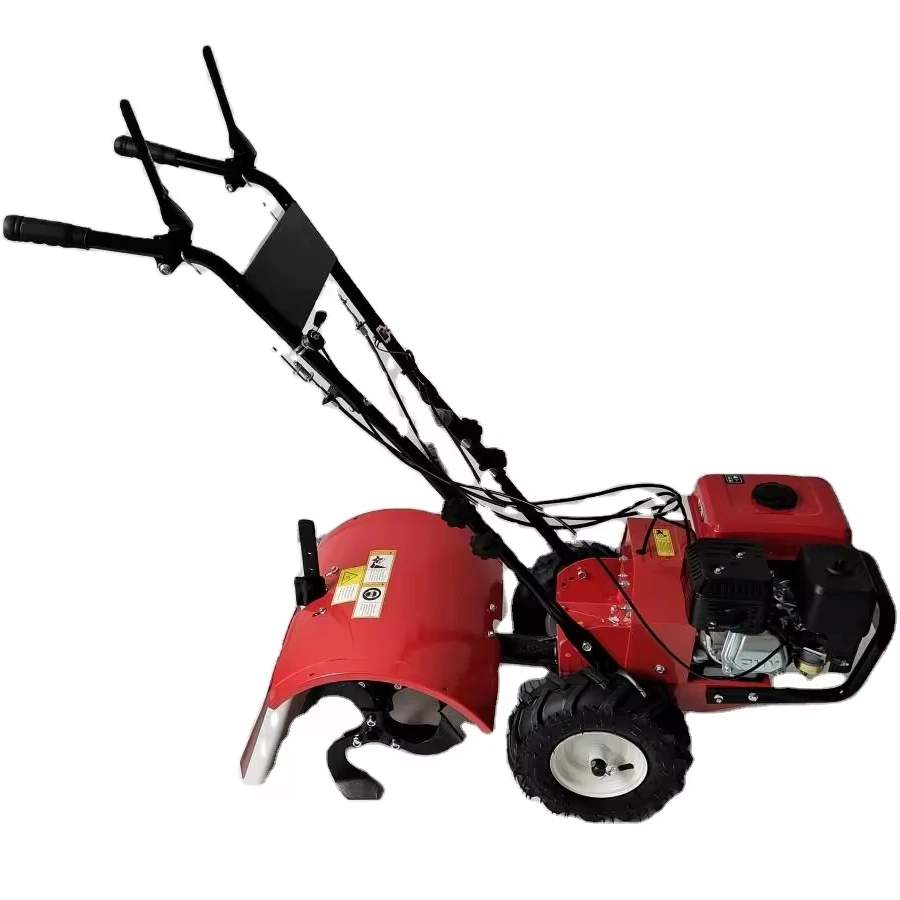 UM hand push gasoline 170 tiller 4-stroke tiller hand-held soil scarifier Portable Household Gasoline Brake Plow