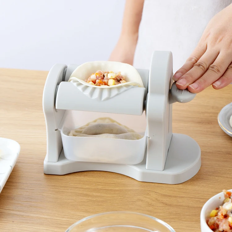 New Empanada Mold Automatic Dumpling Wrapper Plastic Dumpling Press Mould with Container