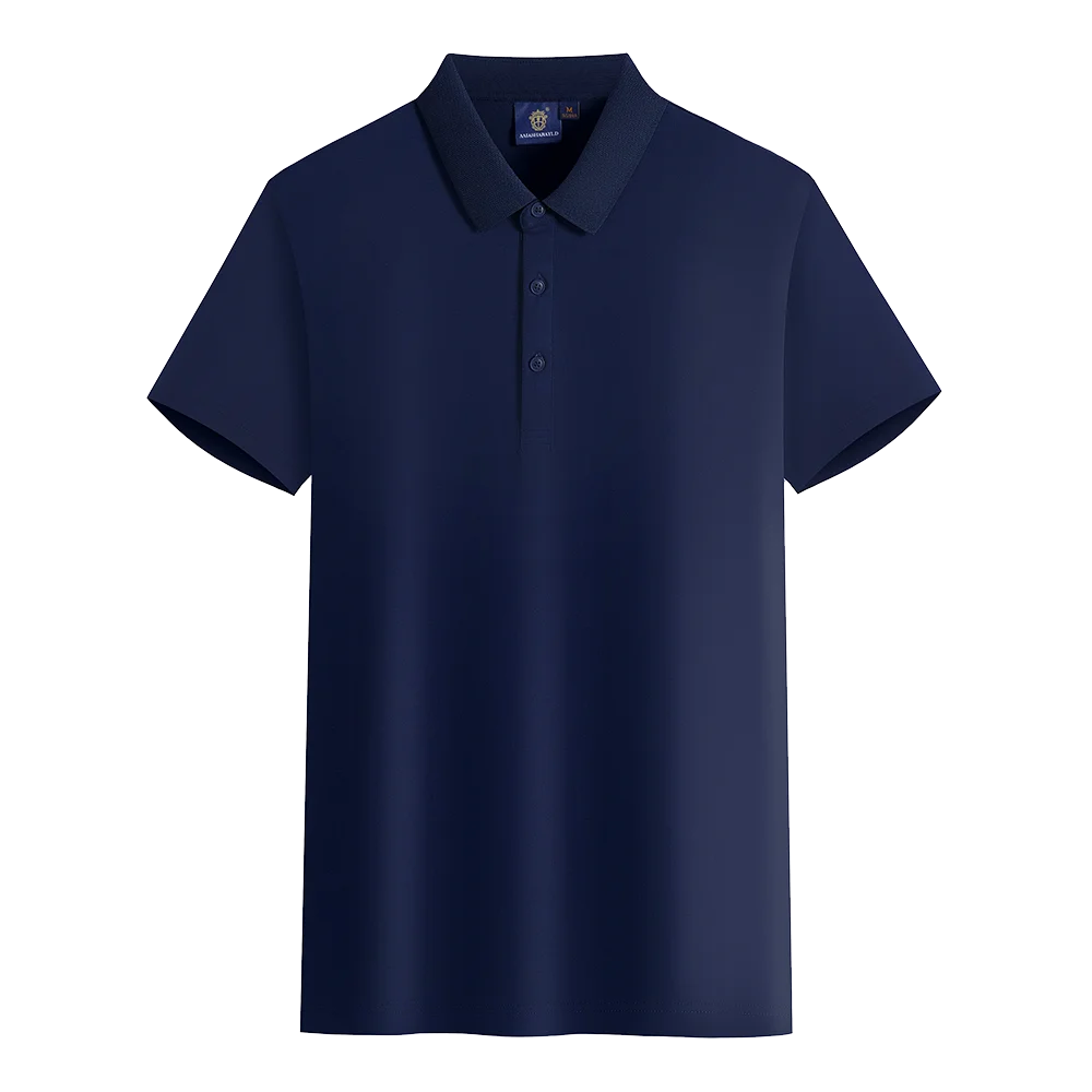 AI- MICH Hot Selling Breathable Polo Shirts New Fashion Blank Bulk High Quality Plus Size Unisex Polo Shirts