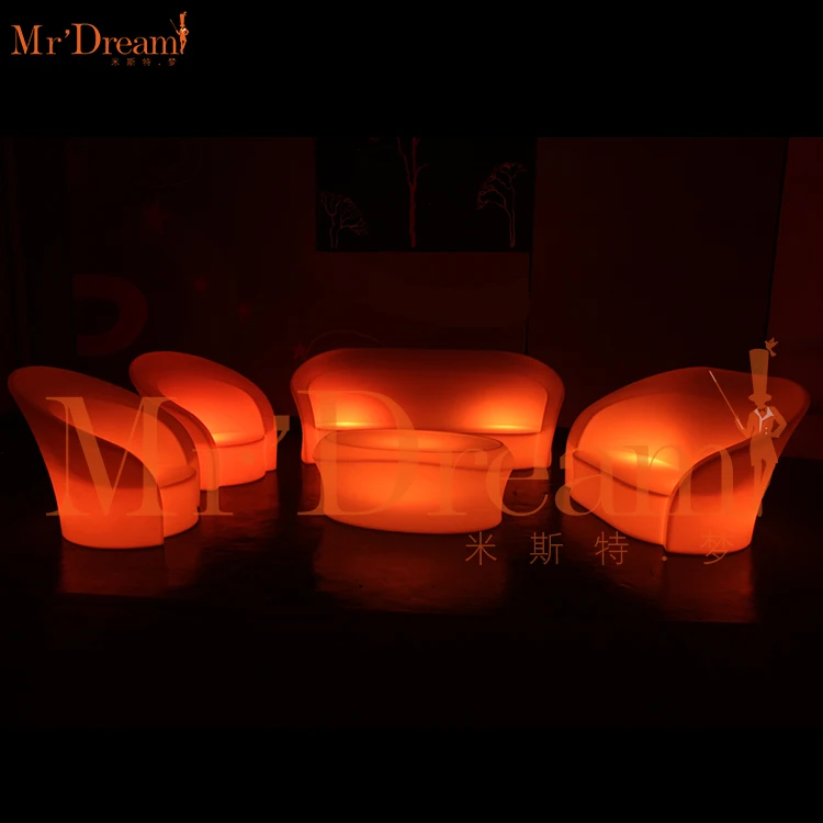 
Mr.Dream new design commercial hotel Villa party water proof outdoor lighting sofa bar furniture(accept customized) 
