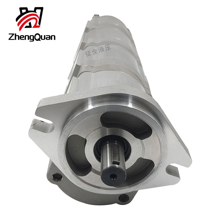 Zhengquan HGP-3333A-F6/6/6/6R construction machinery quadruple gear pump turbocharged series multi-stage pump hydraulic oil pump