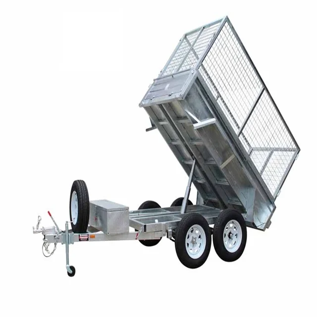 10x5ft Hot Dipped Galvanized Hydraulic Tipper Trailer Heavy Duty Trailer