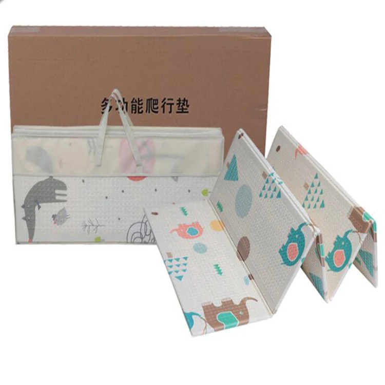 Foldable Custom Pattern Play Mat Game Xpe Foam Baby Kids Folding Floor Crawling Play Mat For Children