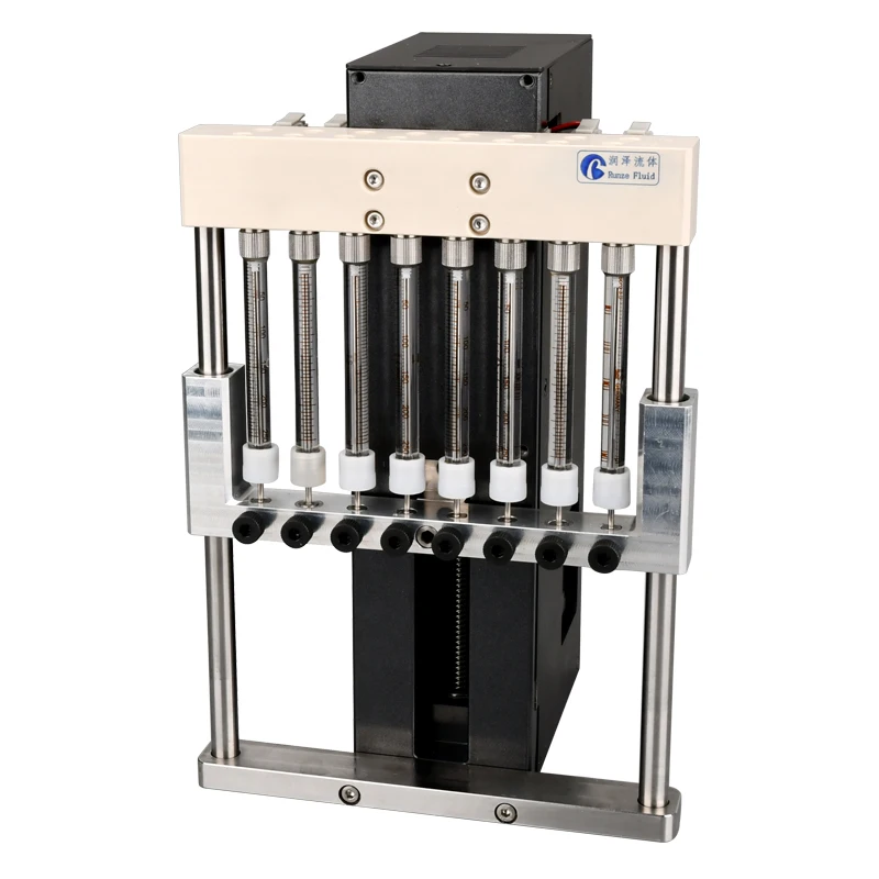 RS232/RS485/CAN Control Multichannel Syringe Pump Programmable Liquid Dispensing Piston Pump