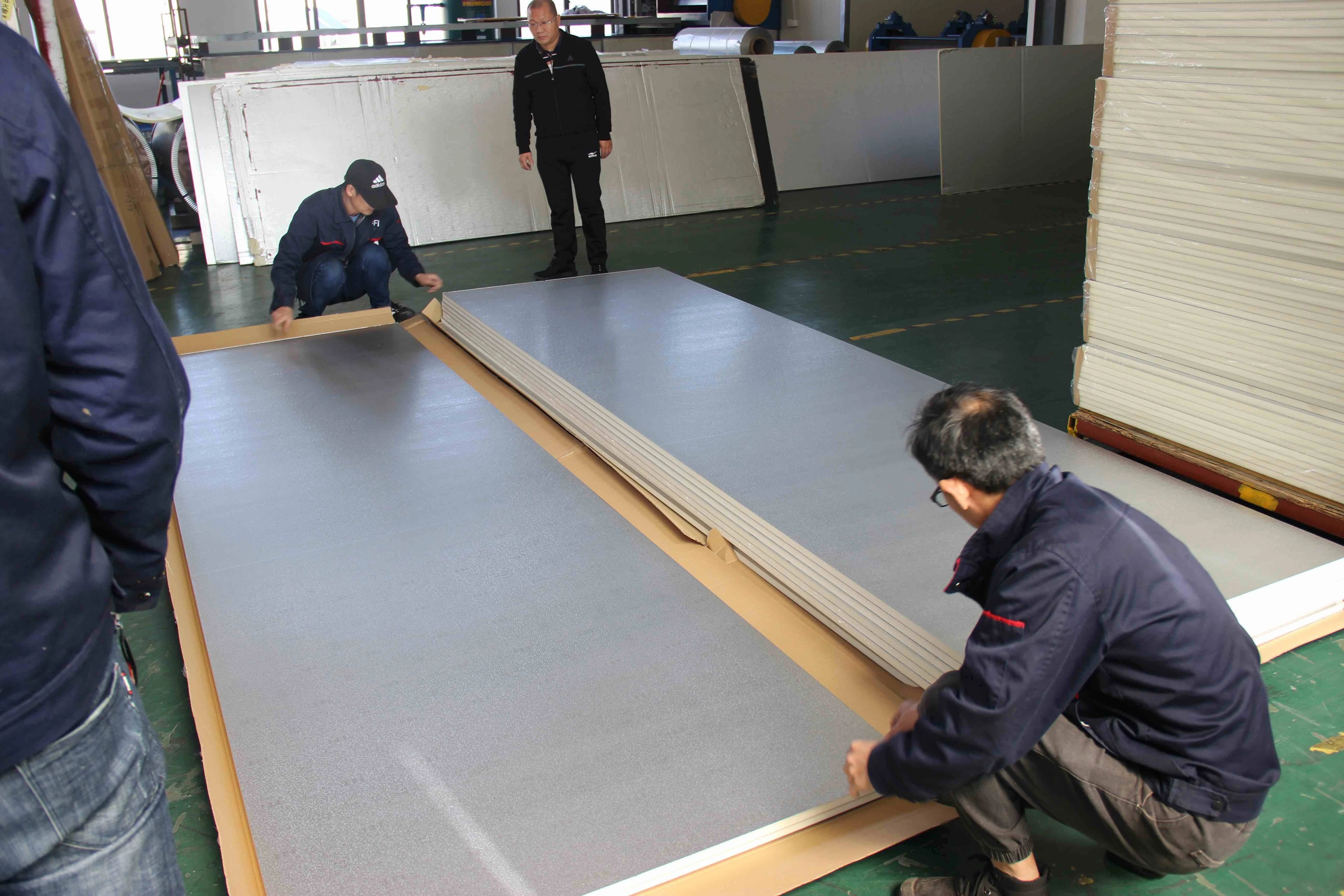 Chinese Factory PIR Insulation Foam Air Duct with ISO Pre Insulated PU Foam Duct Panel