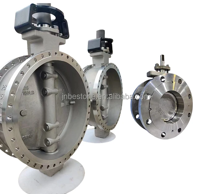 Metal to metal Seat Seal Big size Lug Type SS eccentric Butterfly Valve