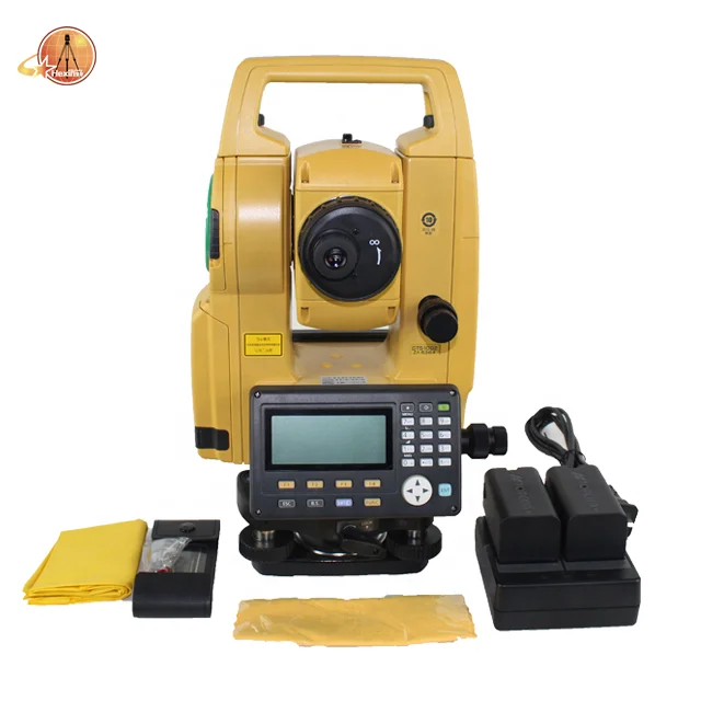 Высокое качество Topcon GTS - 1002 полная станция призматический шест с 5000 м одной
