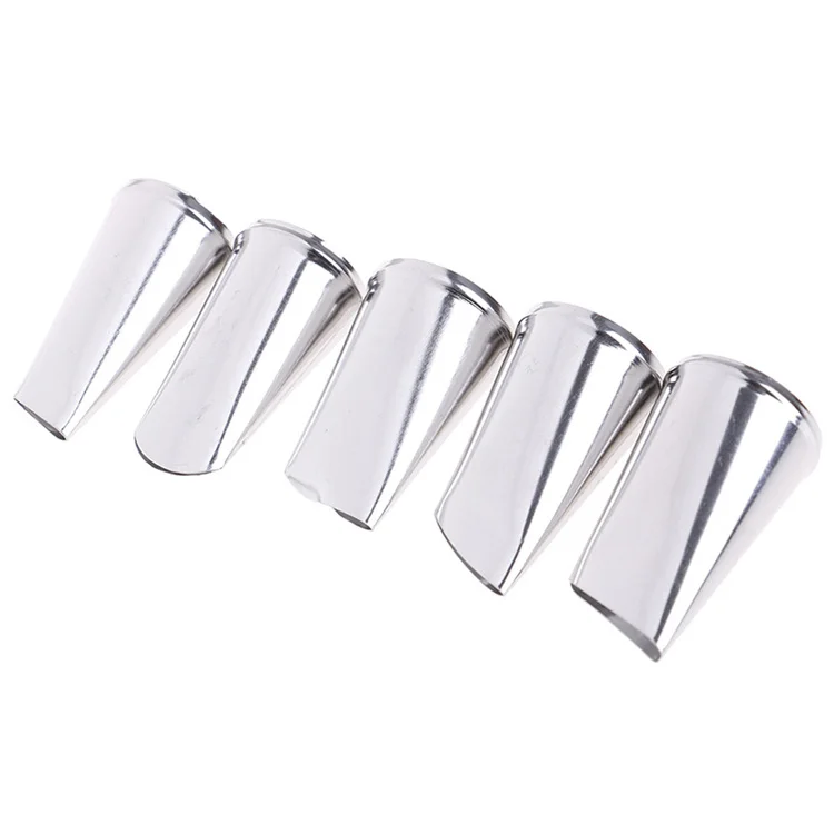 5pcs/set Cake Decorating Rose Petal Tips Set Cream Icing Piping Fondant Rose Nozzle Pastry Tools Fondant Decorating Tools