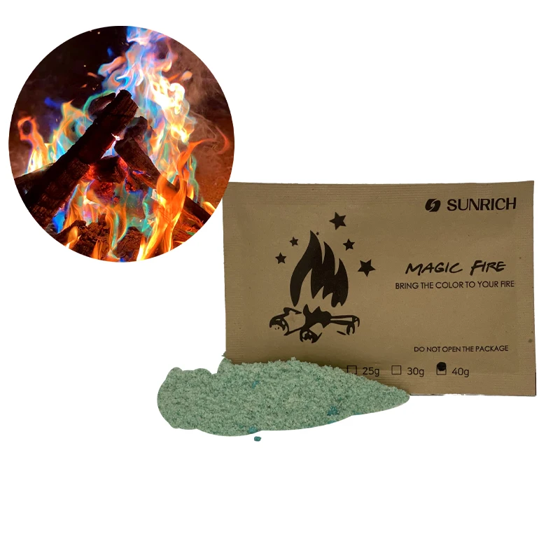 40g Outdoor Bonfire Party Supply Magic Fire Powder  Mystical Flames