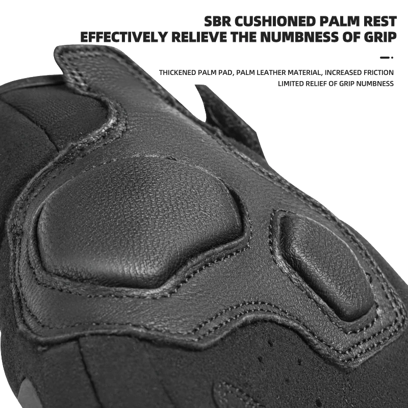 Custom Logo Unisex Motocross Gloves Racing Cycling Glove Full Finger Mens Leather Motorcycle Gloves