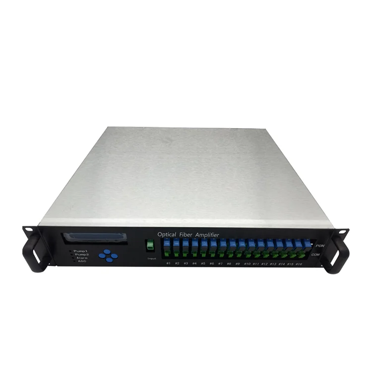 HFC CATV EDFA 16 Port Optical Fiber 1550 EDFA Optical Amplifier