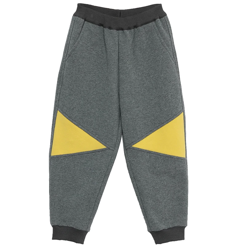 Hot Selling Autumn Kid Boy Clothing Patchwork Design Jogger Pants Of Child Clothes