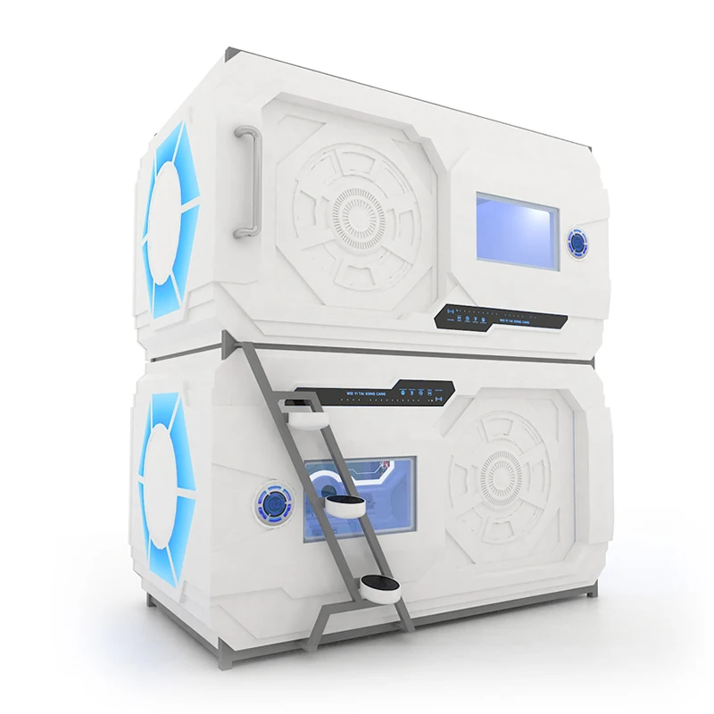 Latest design shipping container house prefabricated hotel capsule pod space capsule house bunk bed capsule