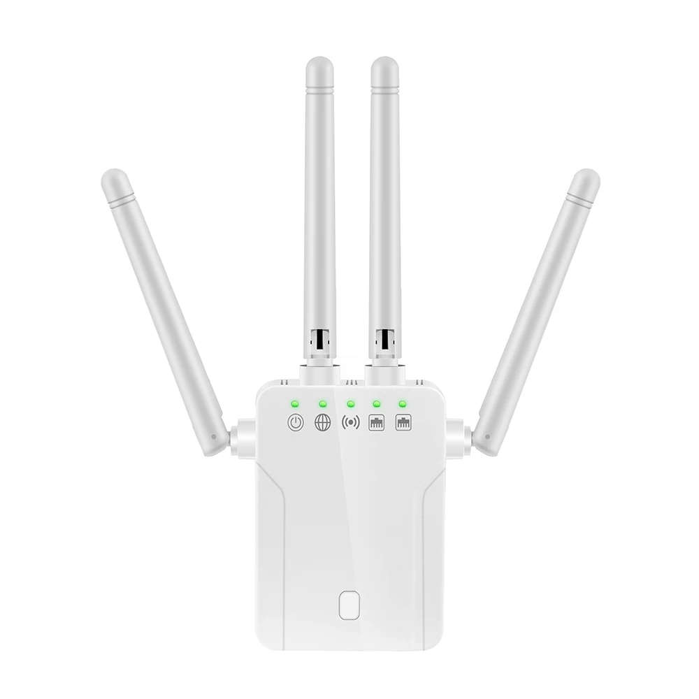 Long Range Wireless Repeater Wifi Extender 1200mpbs 2.4G&5G Booster Network Long range wps gateway wifi router outdoor usb modem