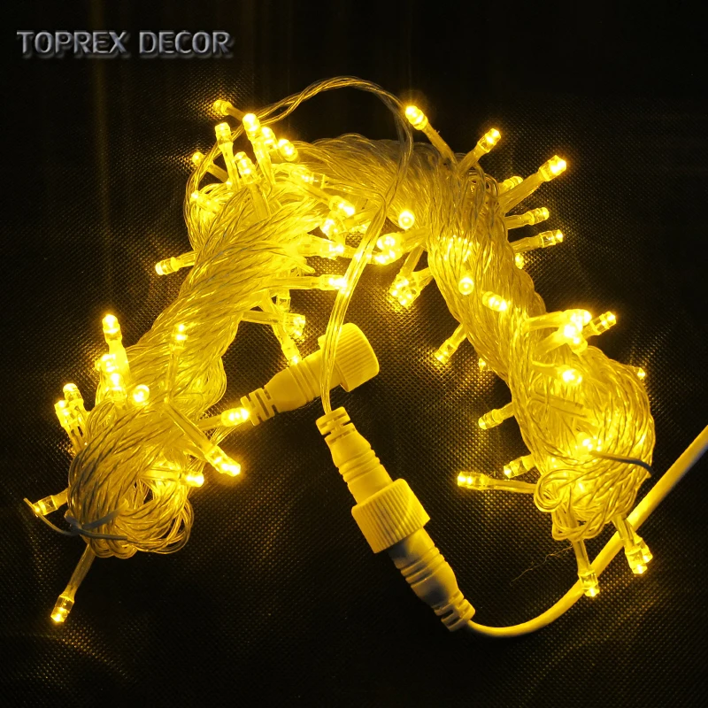 Toprex decor smart durable christmas outdoor holiday lighting connectable led string  lights