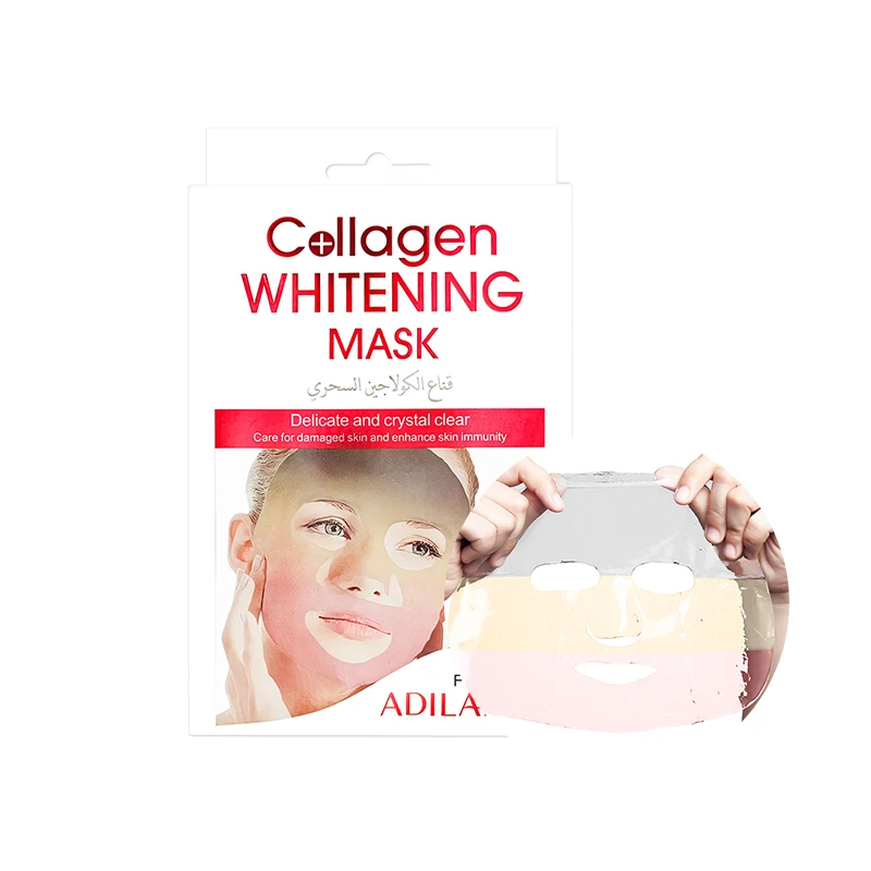 Private label cosmetic skin care Multi Color Hydro Facial Jelly Mask korea Water Soluble Collagen Film Mask anti wrinkle