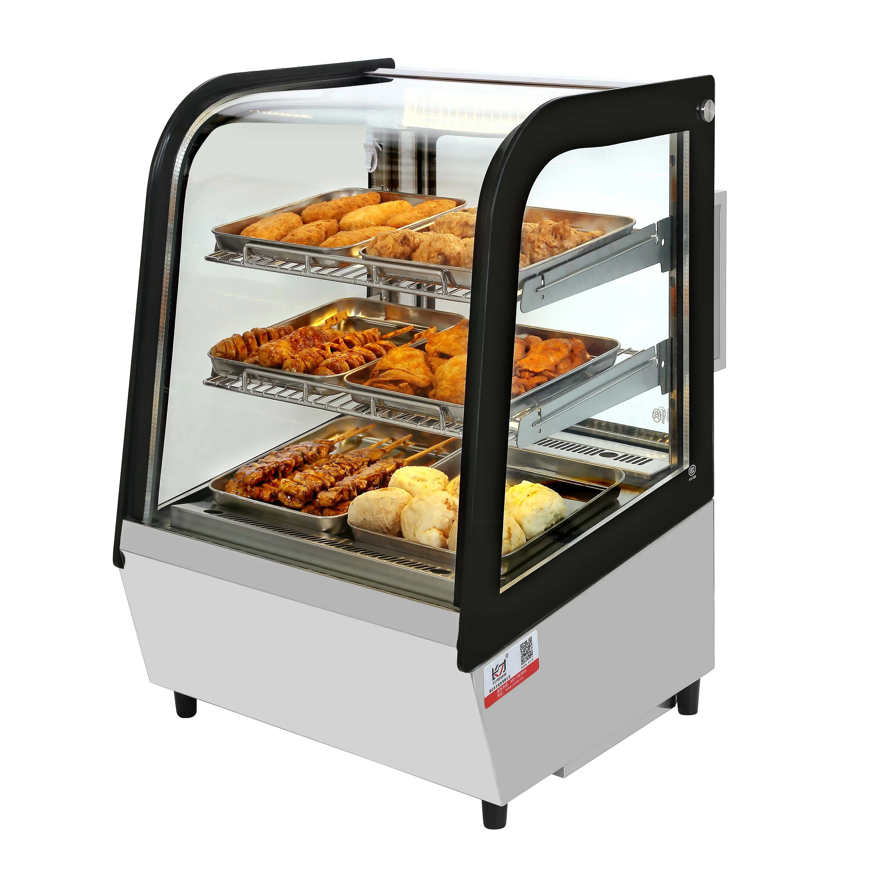 Mini Tabletop Display Refrigerator Bakery Bread Showcase For Convenience Store Fast Food Shop