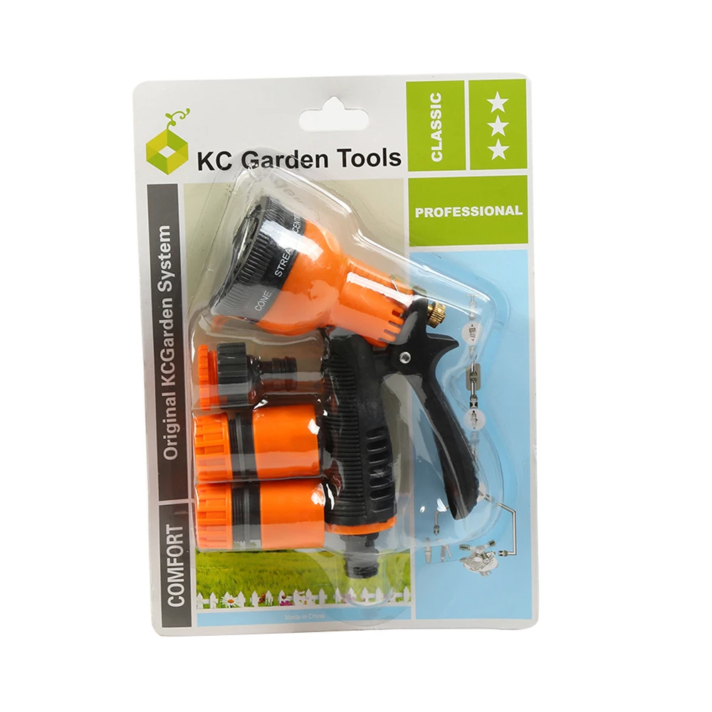 Продажа с завода, пластиковый пистолет-распылитель для полива сада, 8 режимов