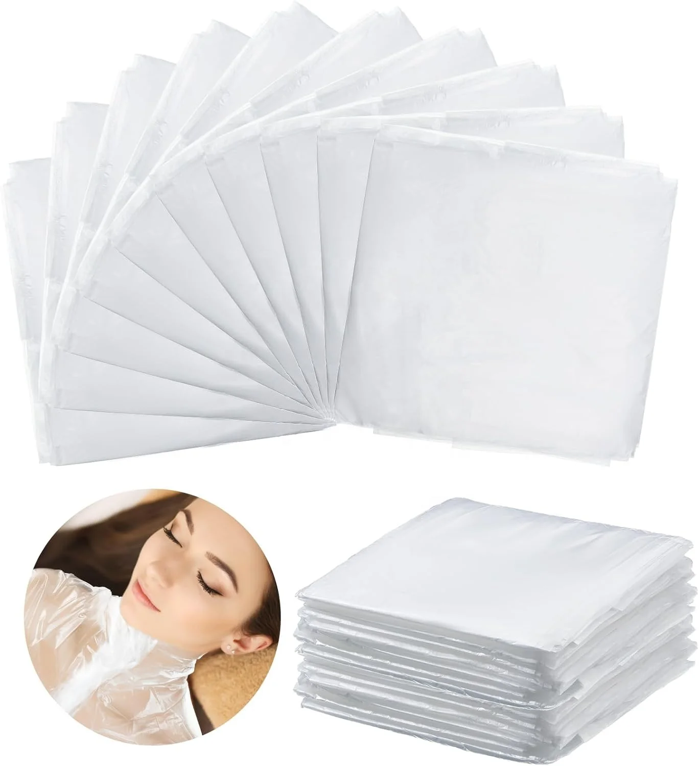 Sauna Accessories Disposable Sauna Blanket Liners Plastic Sheeting for Body Wrap