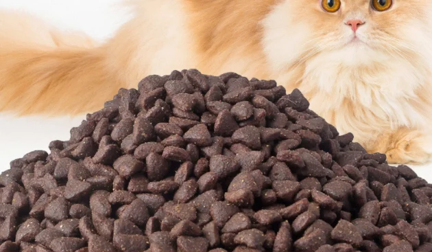 The plant directly supplies chicken, beef and fish flavored dry cat food with protein content of 18% to 45%