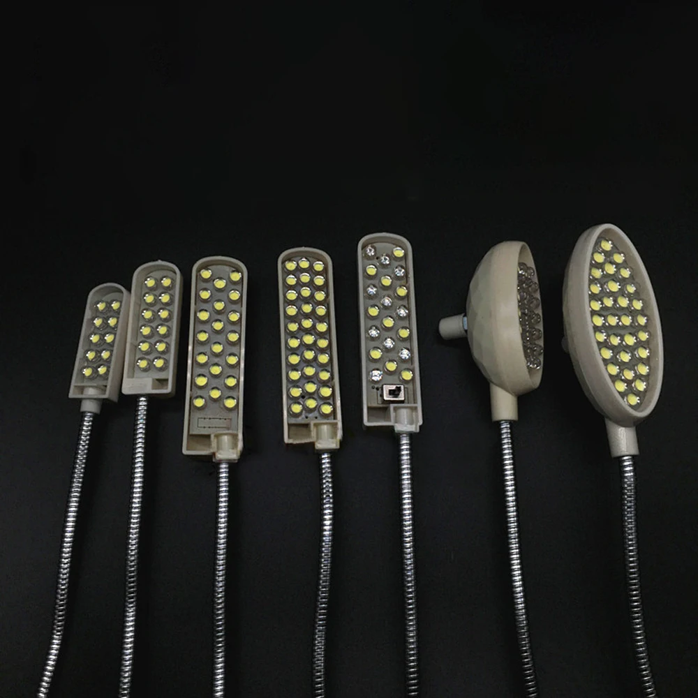 Industrial LED Sewing Machine Light 10/20/30 LEDs Gooseneck Arm Work Lamp with Magnetic Mounting Base for Lathes Workbench