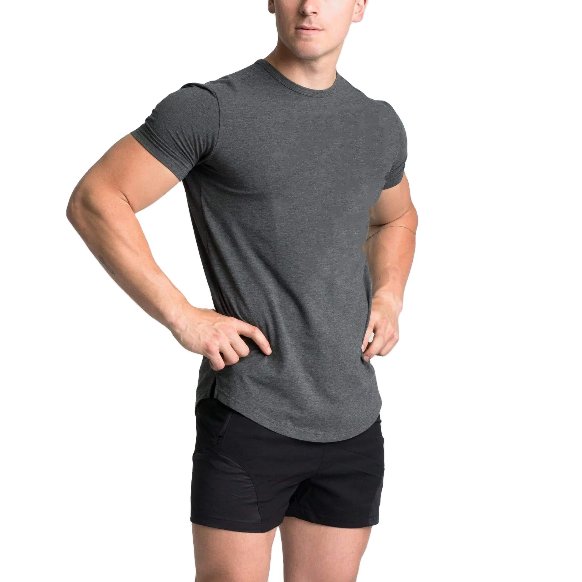 New Design Sportswear Good Quality Cotton tshirt Loose Fit Blank Fitness t-shirts in bulk custom printing t shirts