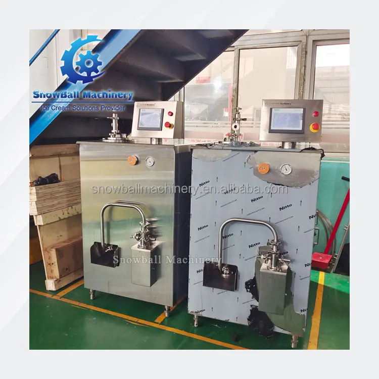 300L automatic ice cream production line machine continuous ice cream freezer