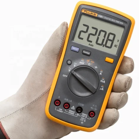 Flvke 15B+ Digital Multimeter Auto Range AC/DC Voltage Current Resistance Meter Capacitance Frequency Tester
