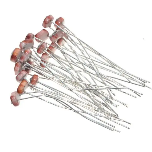 Plastic dependent light sensitive resistor ldr photoresistor sensor with high quality