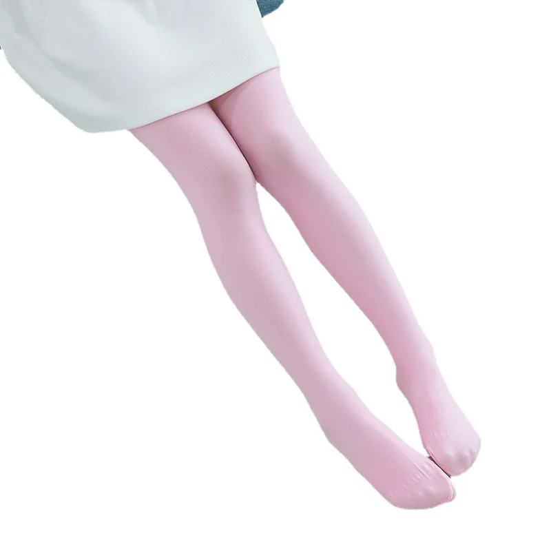 Wholesale plus size pantyhose / tights high waisted child pantyhose 80d ballet stockings kids knit tights nylon children tights