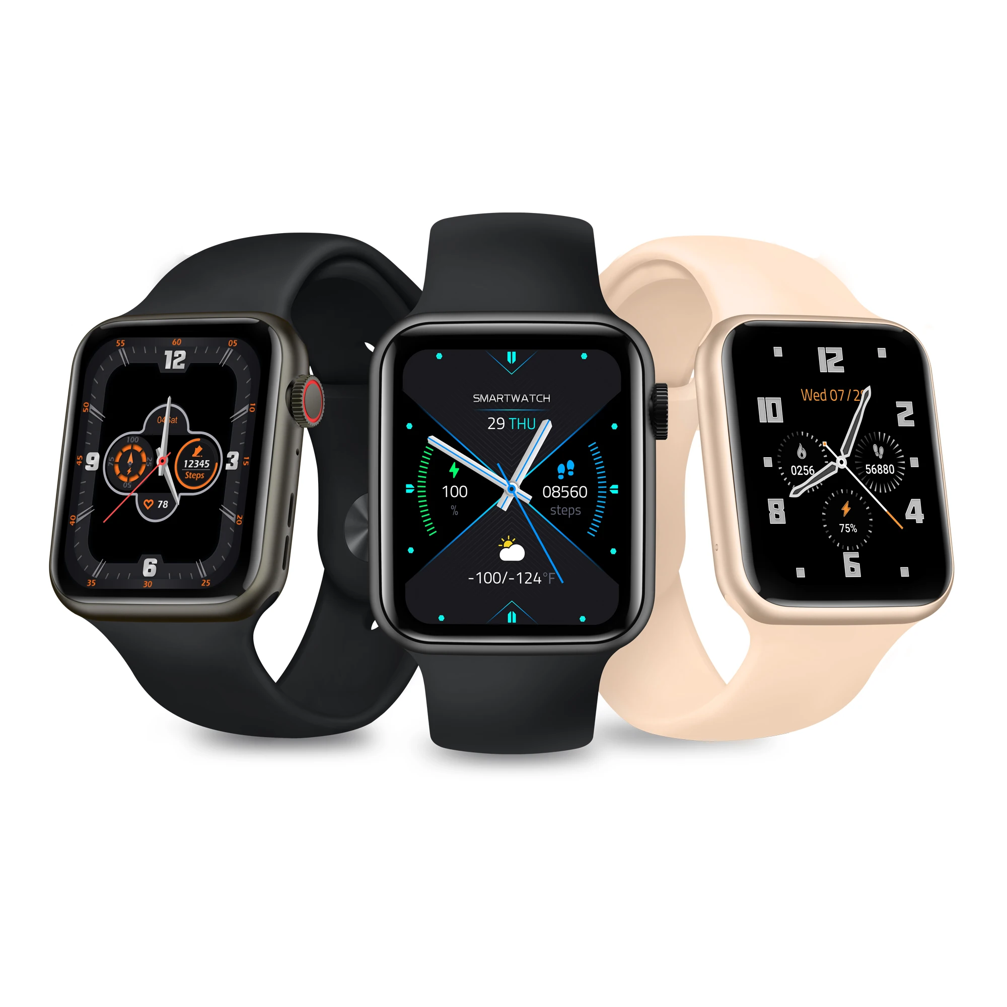 2022 Popular 1.75 inch Large Screen Smartwatch Menu Blu tooth Call Sleep Monitor Camera Smart Watch for Ladies Men