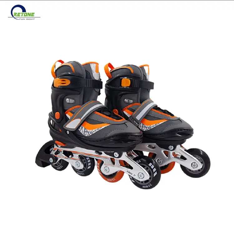 Professional Custom Size Adjustable Skating Shoes Aggressive 4 Wheels Inline Skates