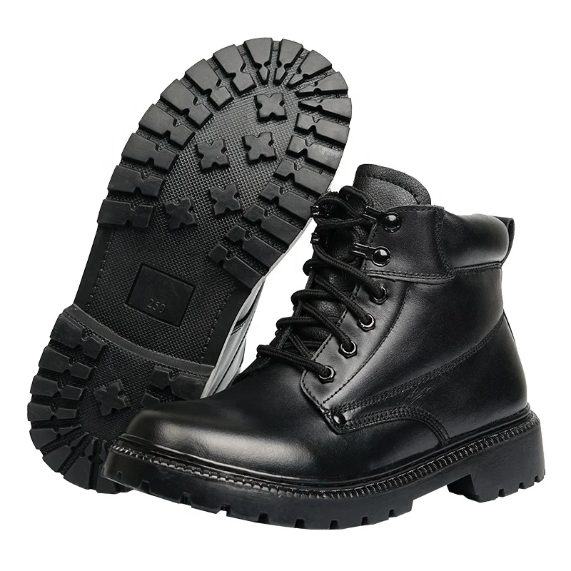 Wholesale Black Warm Martin Boots Safety Waterproof Outdoor Boots Comfortable Snow Boots