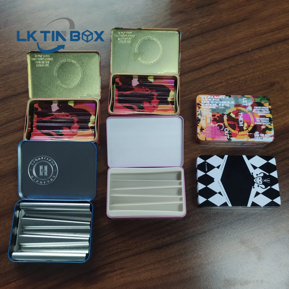 Hot Selling Smell Proof Packaging Cr  Old Tobacco Cans Child Proof Cigarette Tin Box