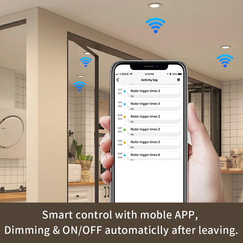 2024 new product 3.9G 5.8G HZ radar sensor module Factory sales directly intelligence Light using Microwave sensor module