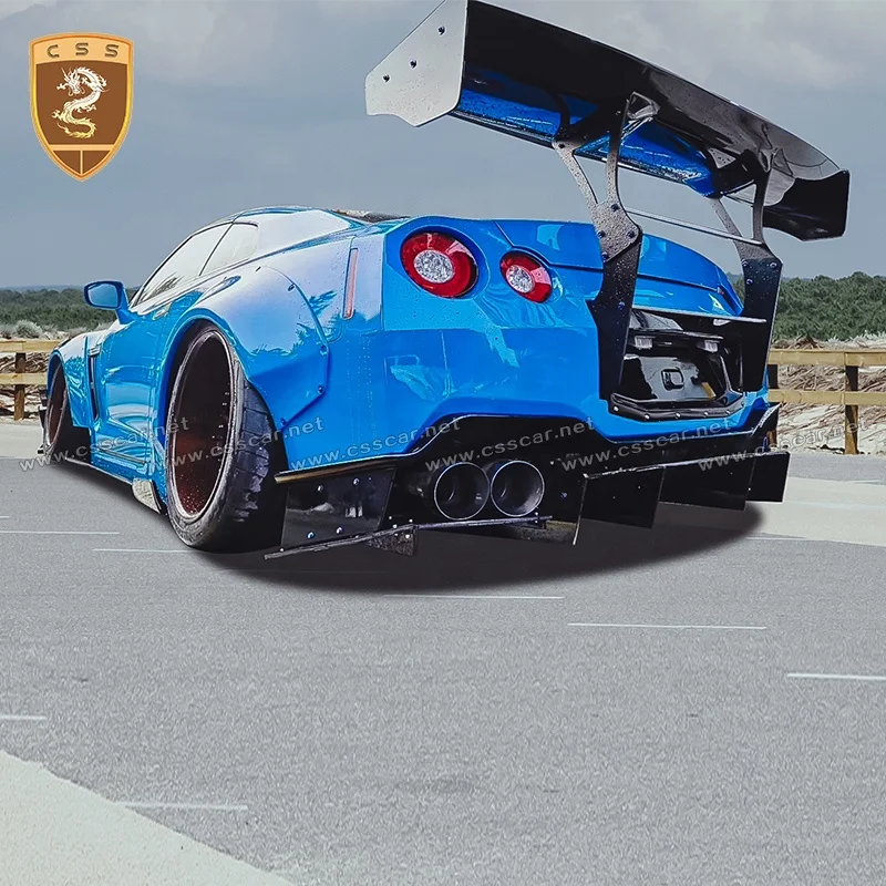 LB стиль широкий стайлинга автомобилей обвесы для Nissan GTR R35 авто кузова комплект