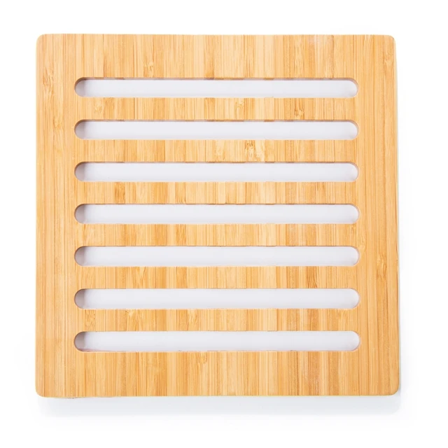 
Wholesale Popular custom design bamboo and wooden cup coaster mat set of 4 for Anniversary Gift 