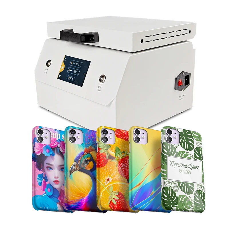 Auplex best mobile phone case machine automatic 3d phone case sublimation hot stamping machine for phone case