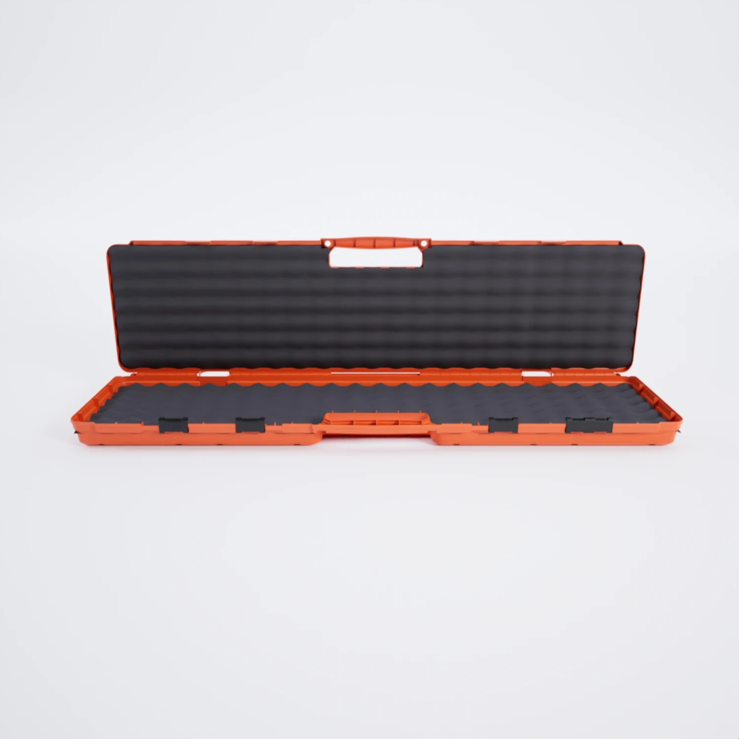 GLARY plastic long gun case storage box with foam hard shell gun box carrying case dustproof lockable gun box travel case