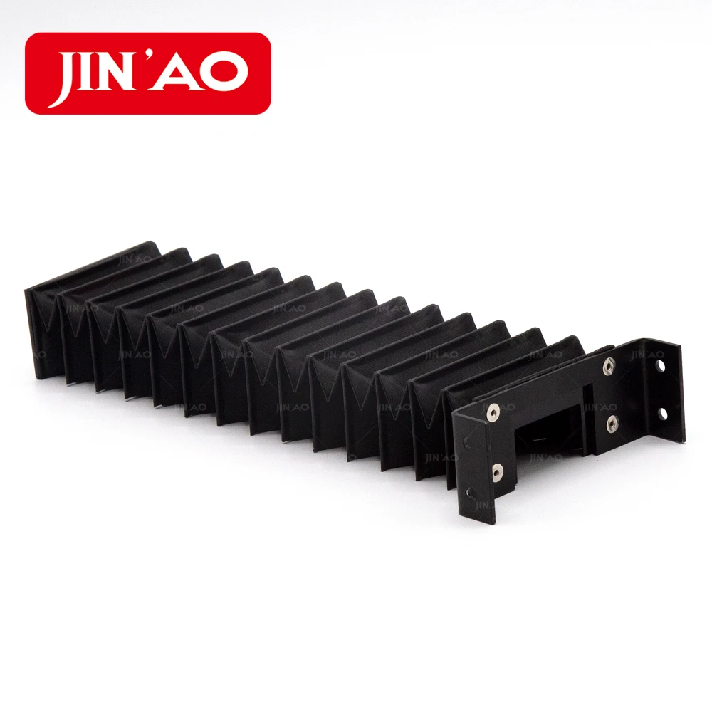 Fabric cloth telescopic flexible cnc machine bellow covers machine guard on sale