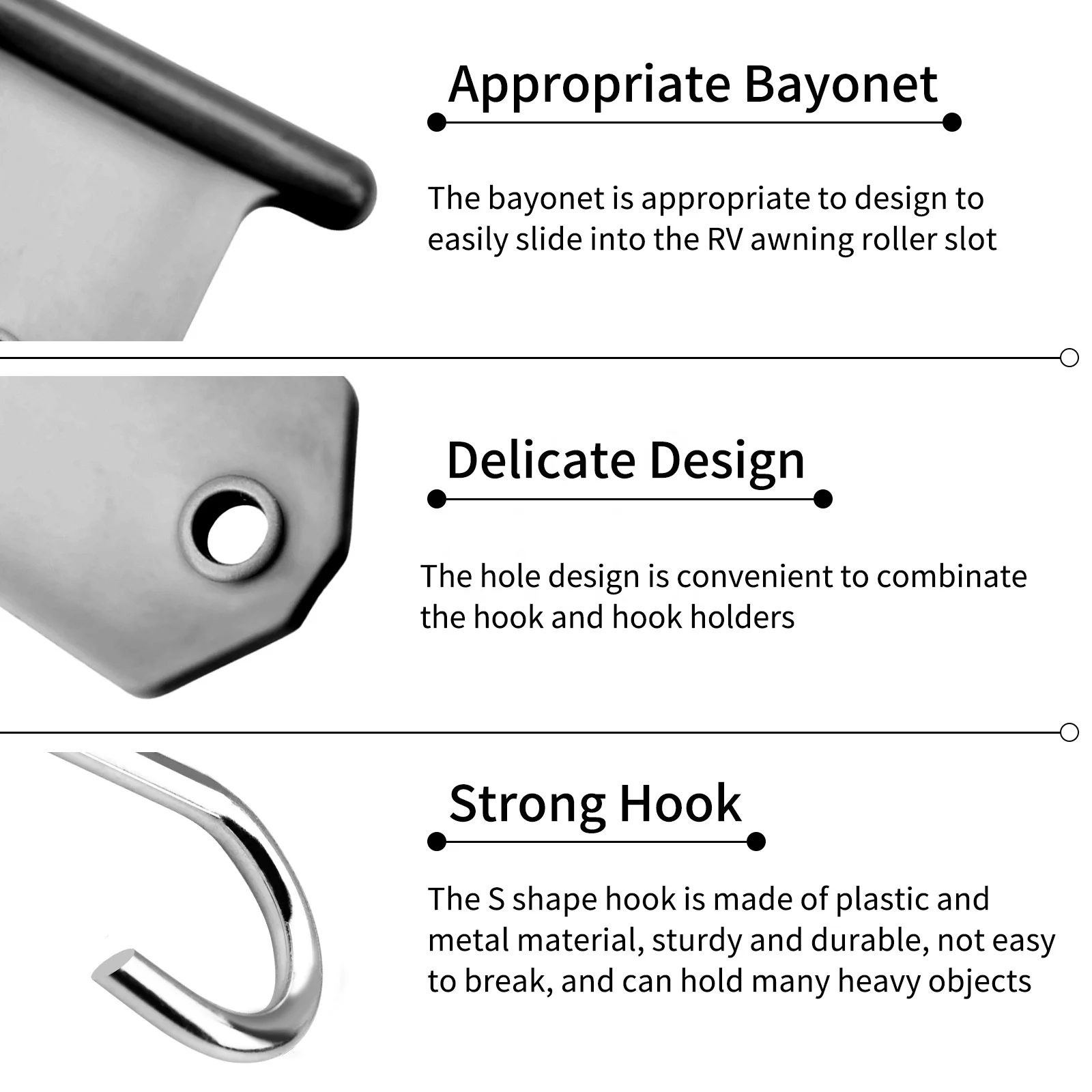 S2 Camping Awning Hooks RV